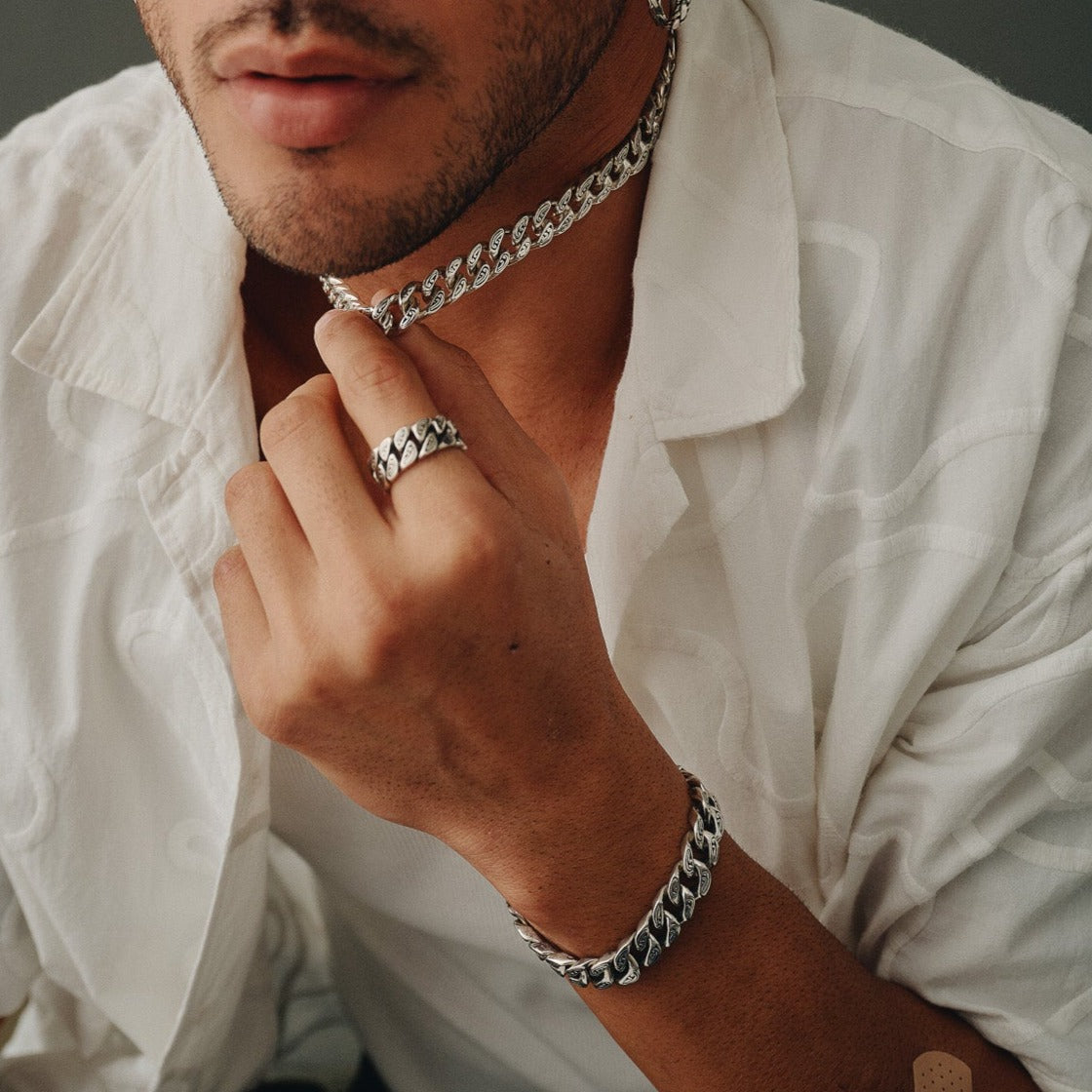 Sari Cuban Link Ring