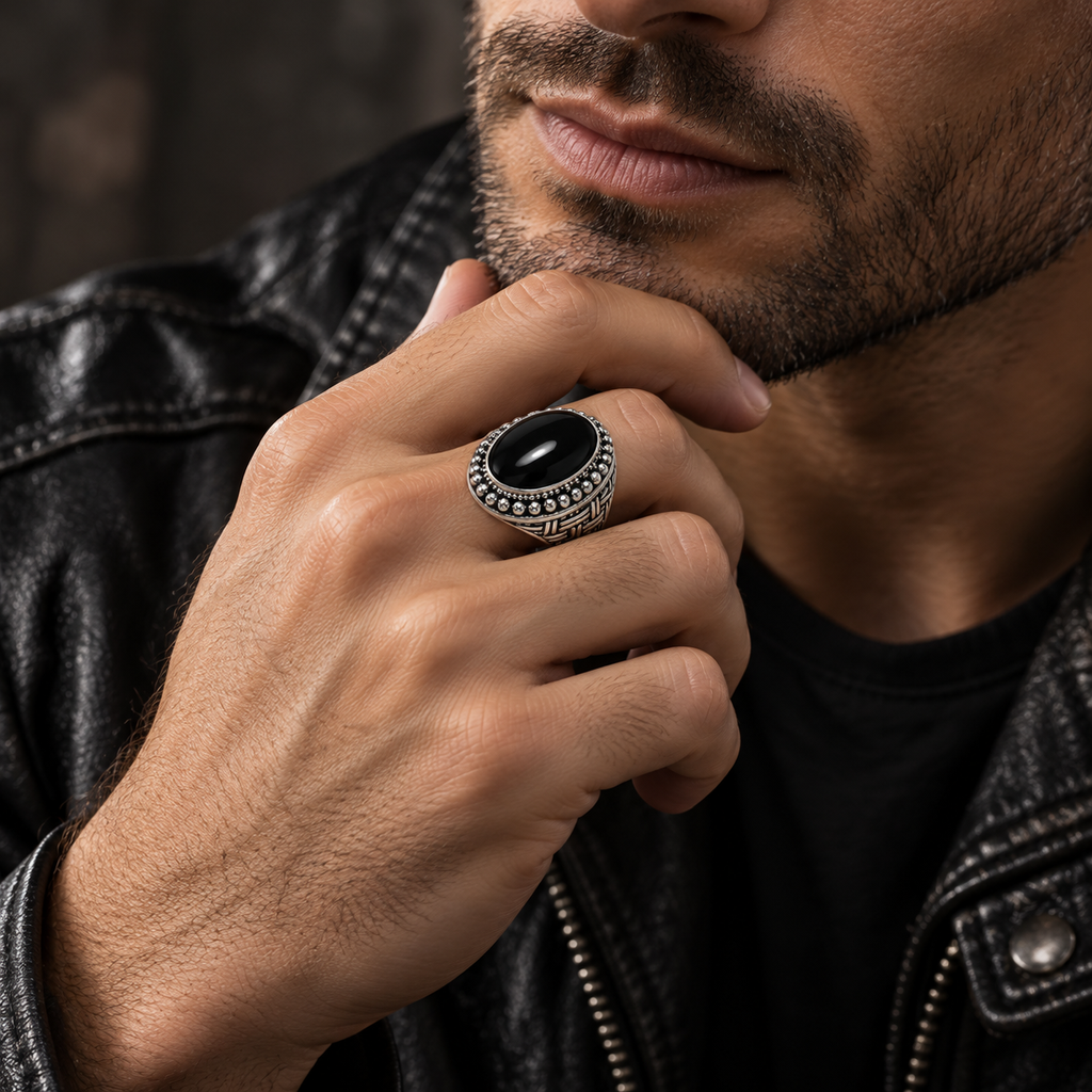 Stainless Steel Ring, Classic Polished Band for Women & Men - Model 555