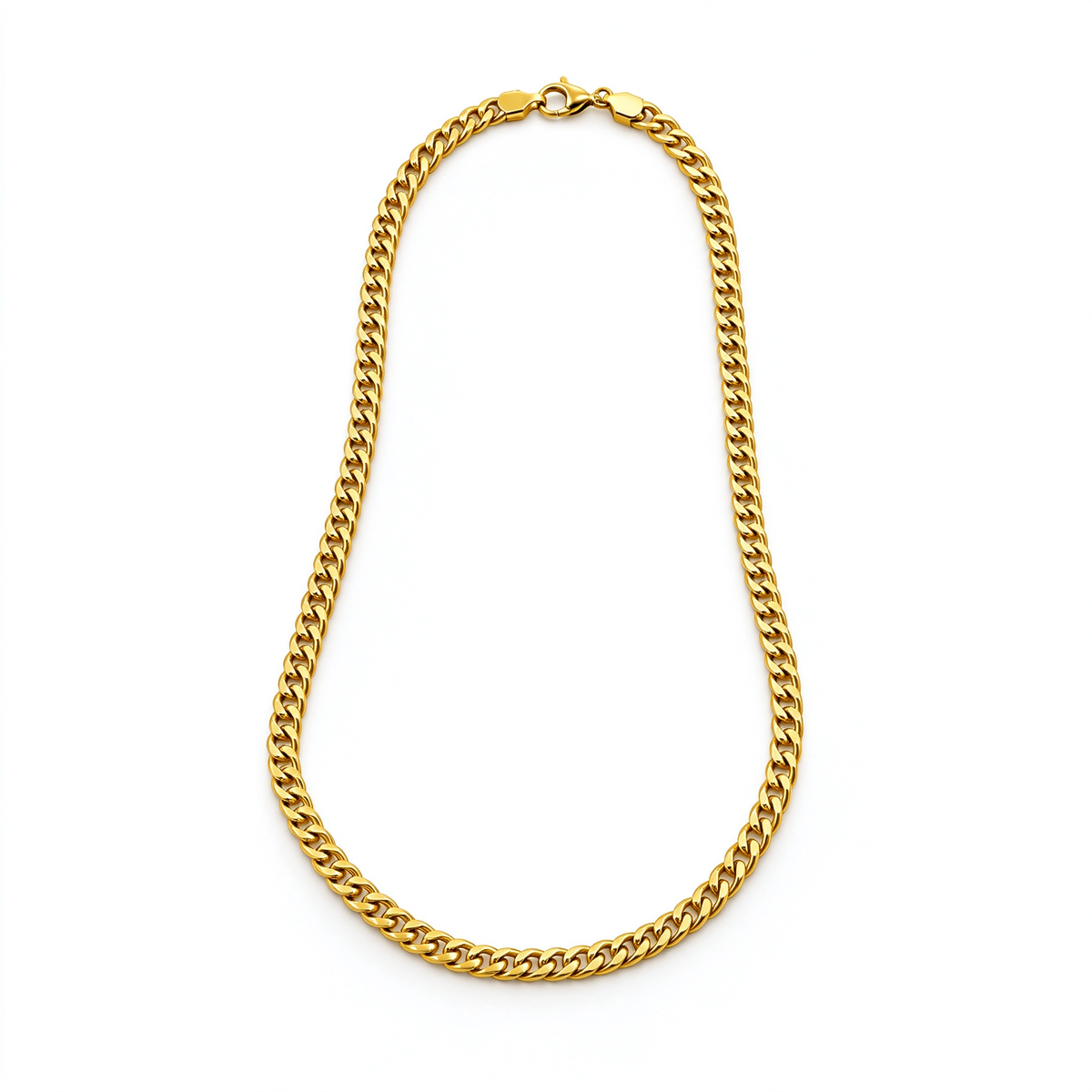 Men's Classic Miami Cuban Link Chain Necklace – Stainless Steel Jewelry